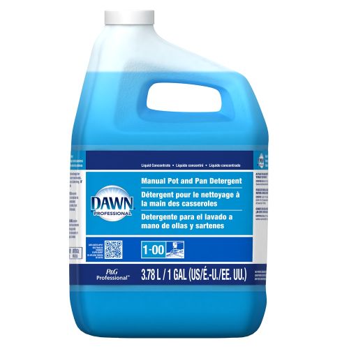 Dawn Professional Liquid Concentrate Manual Pot and Pan Dish Detergent, Closed Loop, 3.78 Liter